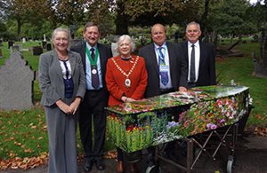 Macclesfield cemetery roadworks