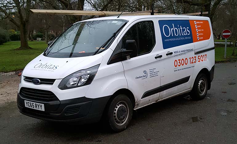 An Orbitas Handyperson van